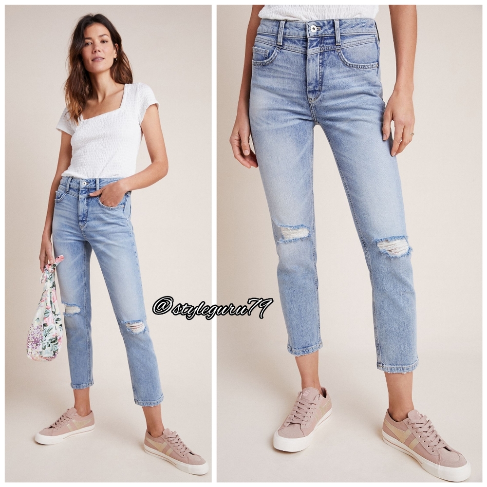 Anthropologie, Pilcro High-Rise Distressed Jeans